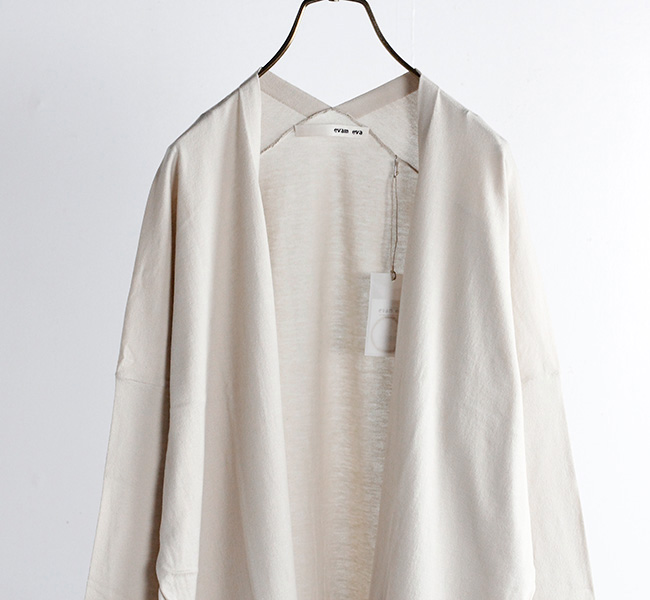 evam eva エヴァムエヴァ ライジングヤーンローブraising yarn robe E221K063 evam eva エヴァムエヴァ ライジングヤーンローブraising yarn