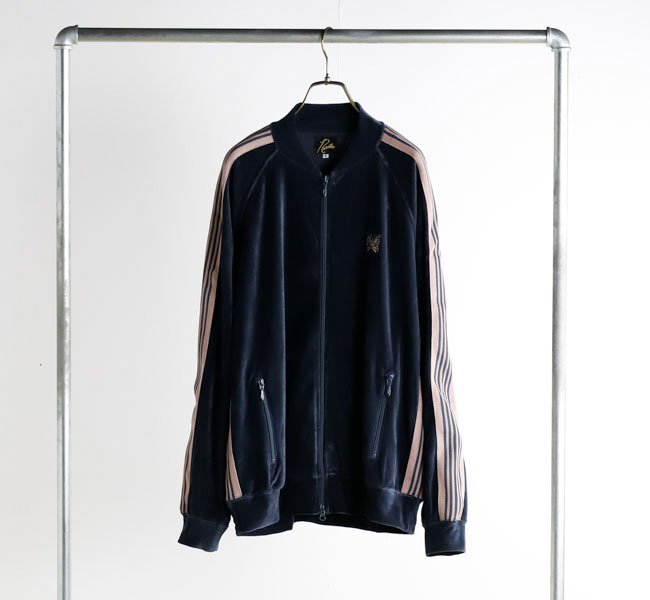 NEEDLES ニードルズ Rib Collar Track Jacket - C/PE Velour トラック