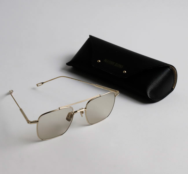 NATIVE SONS RAYLAN EXP 53 Sun 16K Gold サングラス