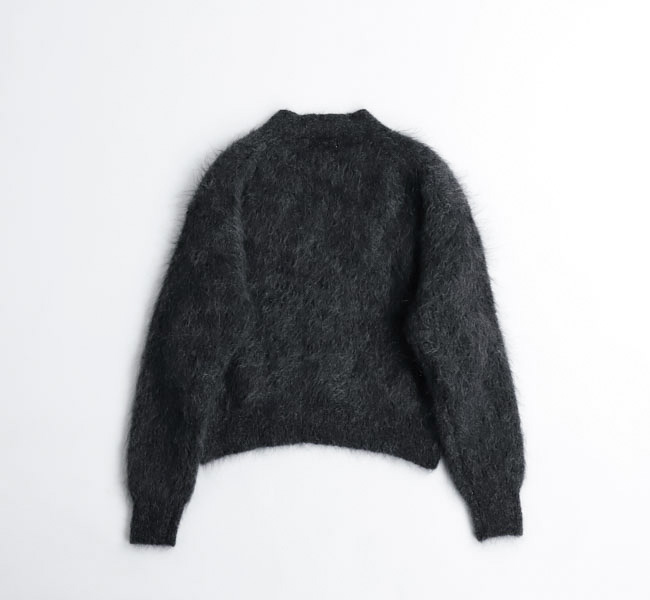 SACRA サクラ 125634081 モヘア クロップドカーディガン EX.FINE