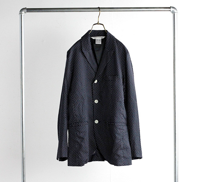SALE 40%OFF EEL Products イール プロダクツ　ステッキジャケット　ネイビードット