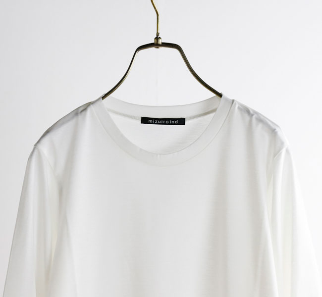 SALE30%OFF //mizuiro ind ミズイロインド クルーネック パフスリーブ プルオーバー 4-210026 mizuiroind ミズイロインド クルーネック パフスリーブ プル
