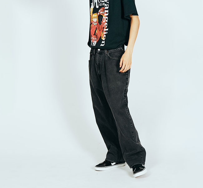 SALE 40%OFF THRIFTY LOOK スリフティールック LEVIS 550 ONE-TUCK PANTS デニムワンタックパンツ TL24F02200