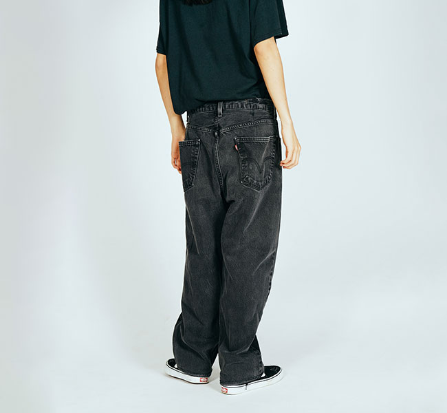 THRIFTY LOOK スリフティールック LEVIS 550 ONE-TUCK PANTS デニム