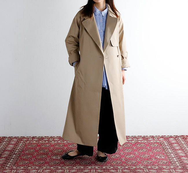 幅広type ミズイロインド コート(濃紺) | alamiah.edu.sa