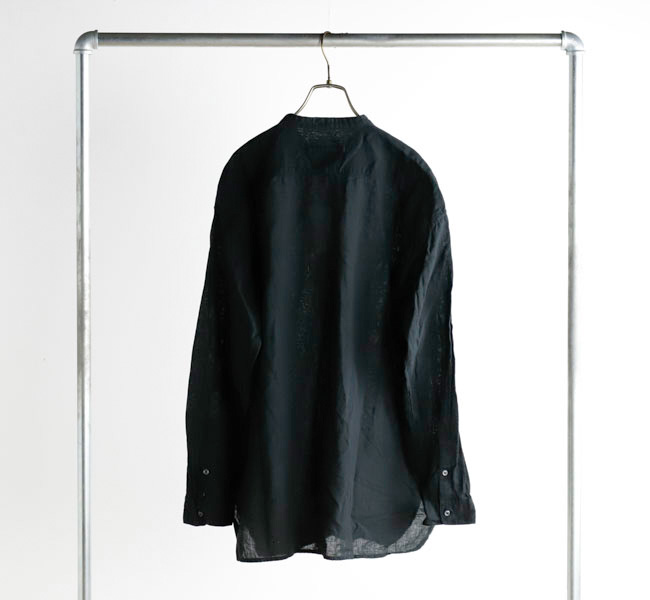 SALE30%OFF //ARMEN アーメン INAM2501G3D ガーゼ バンドカラーシャツ 30s GAUZE OVERDYE UTILITY SHIRT ARMEN アーメン INAM2501G3D ガーゼ バンドカラーシャツ 30s