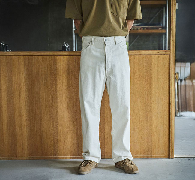 orslow オアスロウ 01-1011-66  GRAND DAD'S FIT KINARI/ECRU グランドダッドフィット ジーンズ キナリ