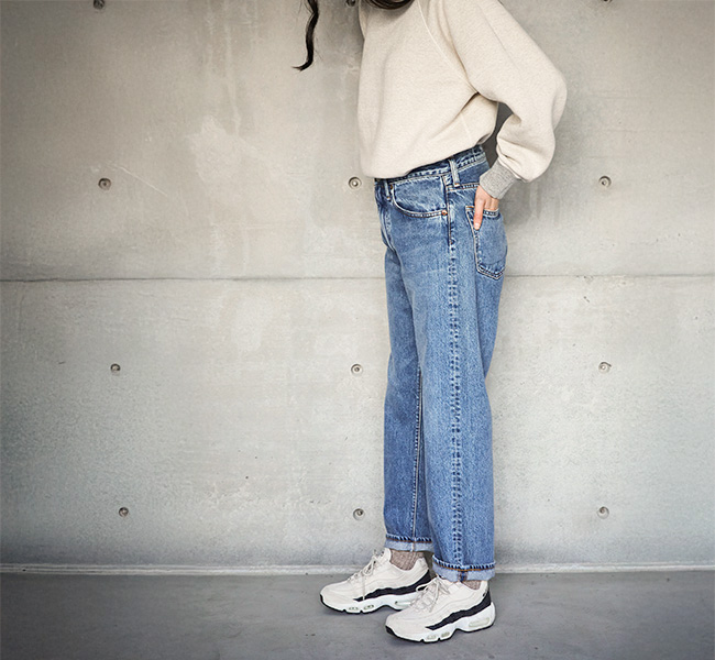 orslow オアスロウ SHORT LENGTH 105 90'S DENIM USED (*ZIPPER FLY