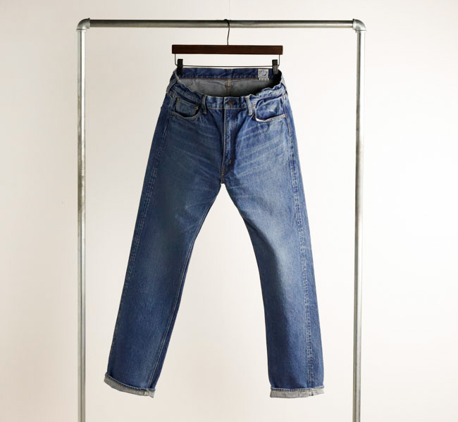 【日本製】オアスロウ 107 2year wash セルビッジデニムパンツ M orslow オアスロウ 107 IVY FIT SELVEDGE DENIM 2Year Wash