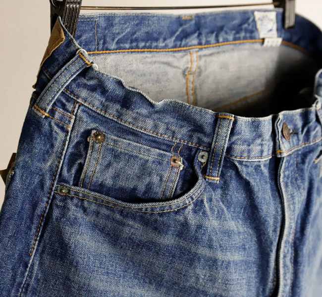 orslow オアスロウ 107 IVY FIT SELVEDGE DENIM 2Year Wash