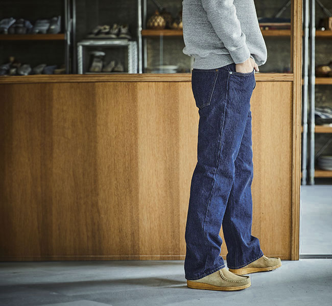 orslow オアスロウ SHOE CUT JEANS ONE WASH シューカット