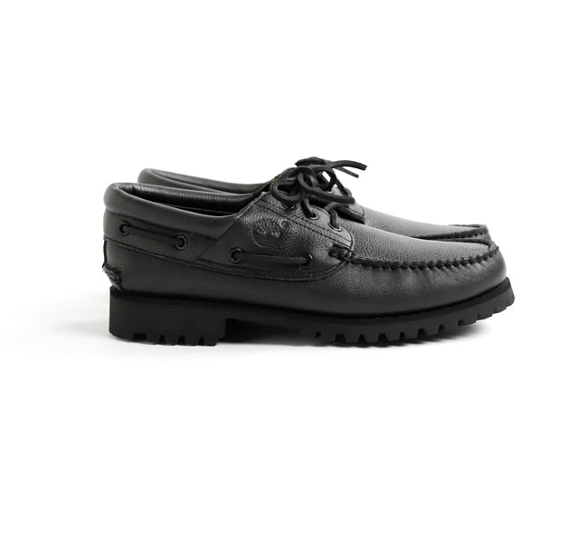 Timberland ティンバーランド A2PDQANI スリーアイ(3eye) ラグ ハンドソーン ボート シューズ オールオーバーブラック