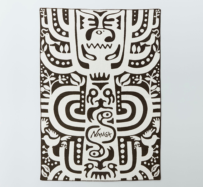 ナンガ ツリーオブライフブランケット N1TO-BI-X3 ブランケットひざ掛け NANGA ナンガ TREE OF LIFE COTTON BLANKET SINGLE OFF TREE