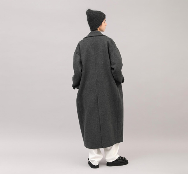 SACRA サクラ 125500011 ダブルメルトンコート SUPERIOR MELTON COAT