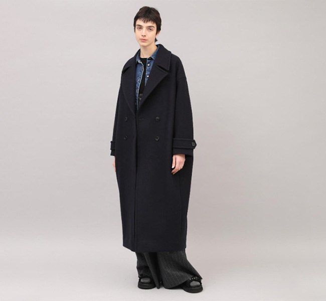 SACRA サクラ 125500011 ダブルメルトンコート SUPERIOR MELTON COAT