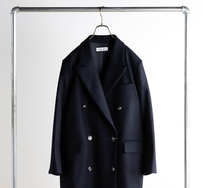 SACRA ラムウールメルトンジャケット ¥75,900