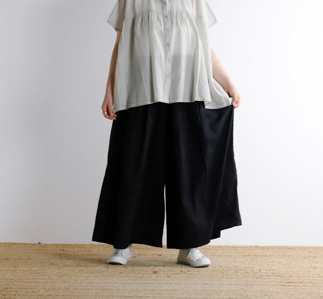 【SOIL/ソイル】CULOTTES：キュロット SOIL ソイル 60s CAMBRIC PLAIN CULOTTES キュロット NSL25035