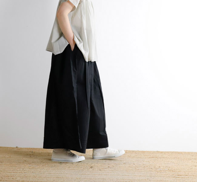 【SOIL/ソイル】CULOTTES：キュロット SOIL ソイル 60s CAMBRIC PLAIN CULOTTES キュロット NSL25035