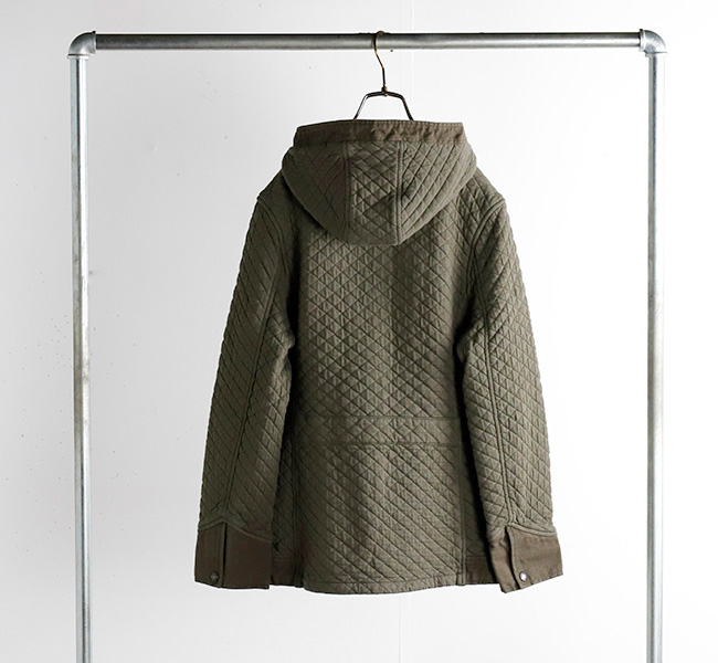 ARMEN アーメン NAM0555 コットンキルト フードジャケット