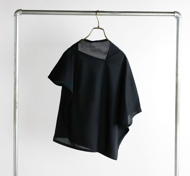 SALE30%OFF //mizuiro ind ミズイロインド アシンメトリードレープ プルオーバー 2-210065 mizuiro ind ミズイロインド ,アシンメトリードレープ プル