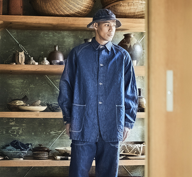 orslow オアスロウ 40'S WWII DENIM COVERALL (LOOSE FIT) ONE WASH デニムカバーオール ルーズフィット ワンウォッシュ 01-6142-81
