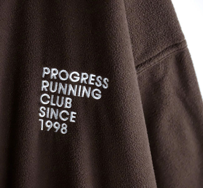 PROGRESS RUNNING CLUB プログレスランニングクラブ 1998 FLEECE ZIP