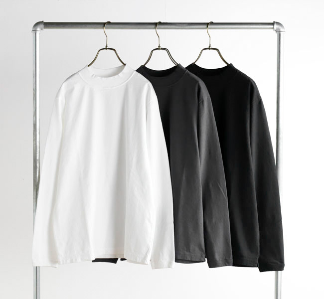 Jackman ジャックマン JM5531 Midneck LS T-shirt ミッドネックLST-シャツ