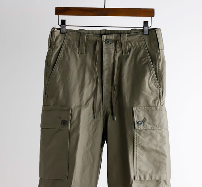orSlow（オアスロウ） オリーブグリーン カーゴパンツ M orslow オアスロウワークパンツ オリーブグリーン Orslow