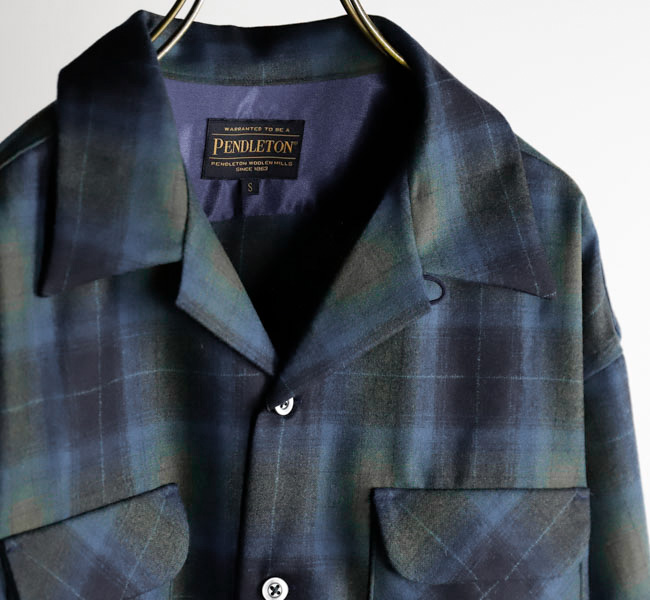 た*け様 PENDLETON ペンドルトン オープンカラーシャツ L オンブレ PENDLETON(ペンドルトン)】別注オンブレオープンカラーシャツ | [公式