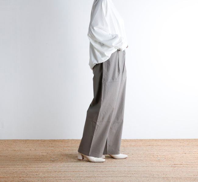 パンツ evam eva 楽天市場】evam eva エヴァムエヴァ E253T066 コットンワイド