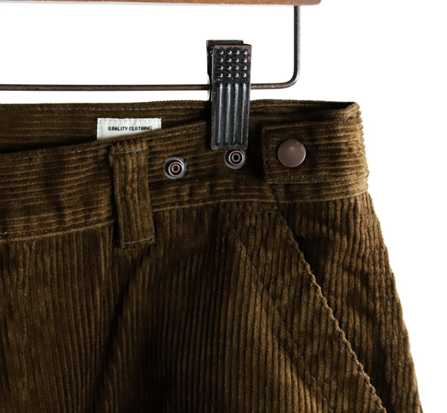 ordinary fits オーディナリーフィッツ PT009 コーデュロイ ベルパンツ