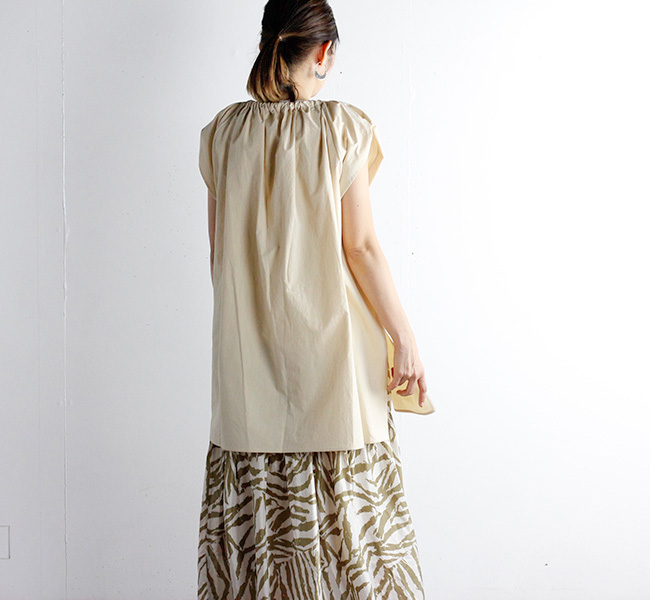 SALE40%OFF // SACRA サクラ HIGT COUNT COTTON TOP　ハイカウントコットンブラウス 122206071 SALE40%OFF // SACRA サクラ HIGT COUNT COTTON TOP ハイ