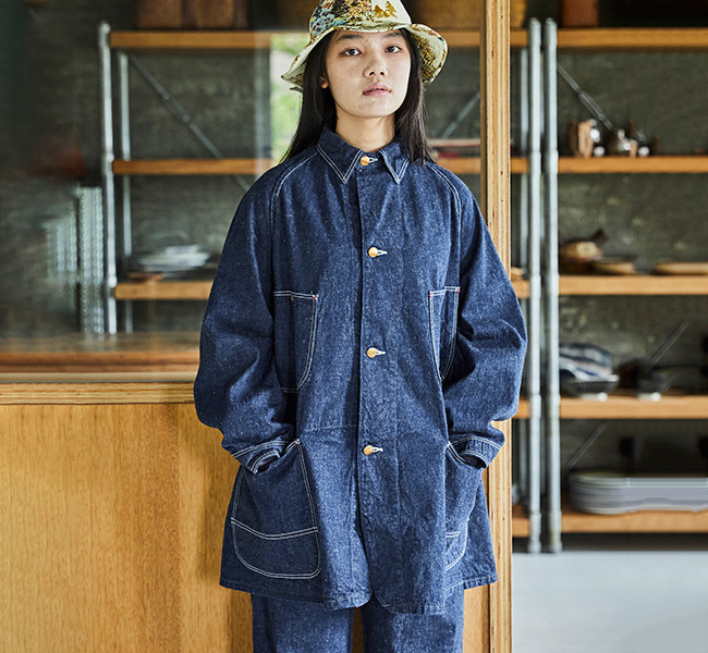 orslow オアスロウ LOOSE FIT DENIM COVERALL  ONE WASH カバーオール 00-6141-81