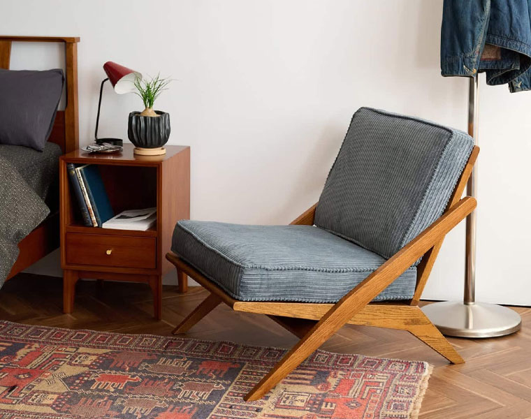 journal standard Furniture ジャーナルスタンダードファニチャー GHENT LOUNGE CHAIR corduroy ヘント ラウンジチェア　コーデュロイ　10月上旬入荷予約
