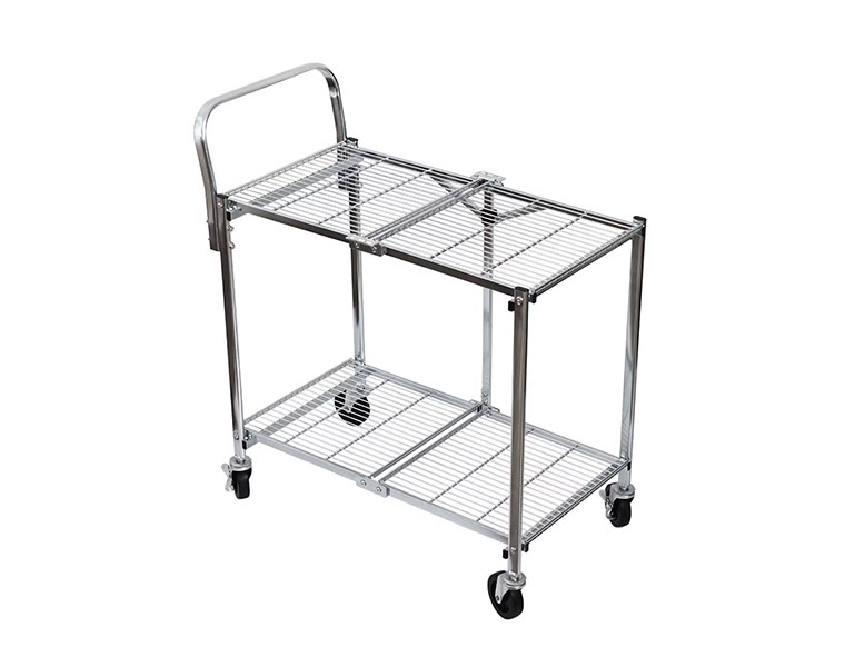 DETAIL 3770T2 メタル フォールディング カート "2 ティア" 機能性とタフさを両立したワゴンカート Metal Folding Cart "2 Tier"