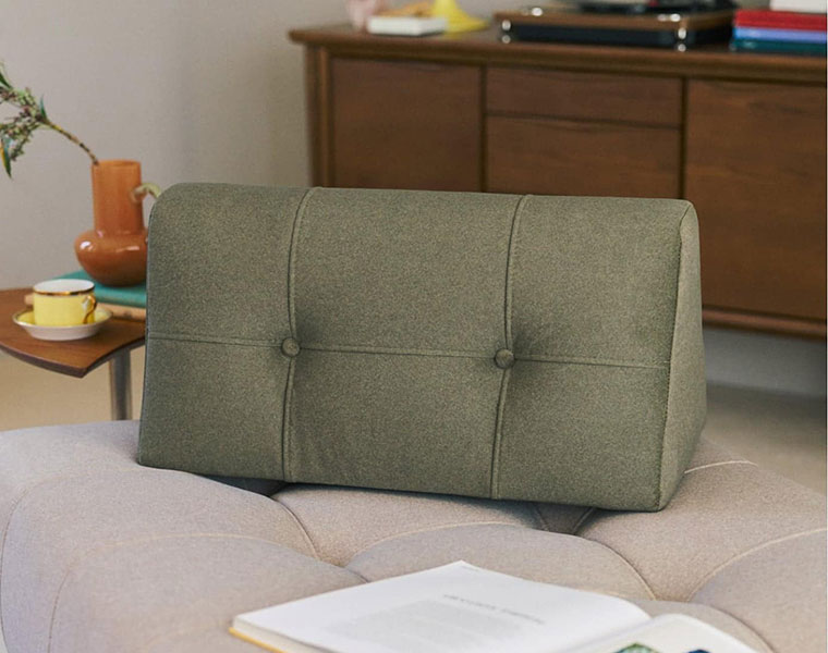 journal standard Furniture ジャーナルスタンダードファニチャー PLAYA SOFA Back Cushion L PFF(GR)　プラヤソファ 背クッション