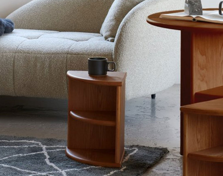 journal standard Furniture ジャーナルスタンダードファニチャー PORTO QUARTER TABLE brown　ポルトクォーターテーブル ブラウン　