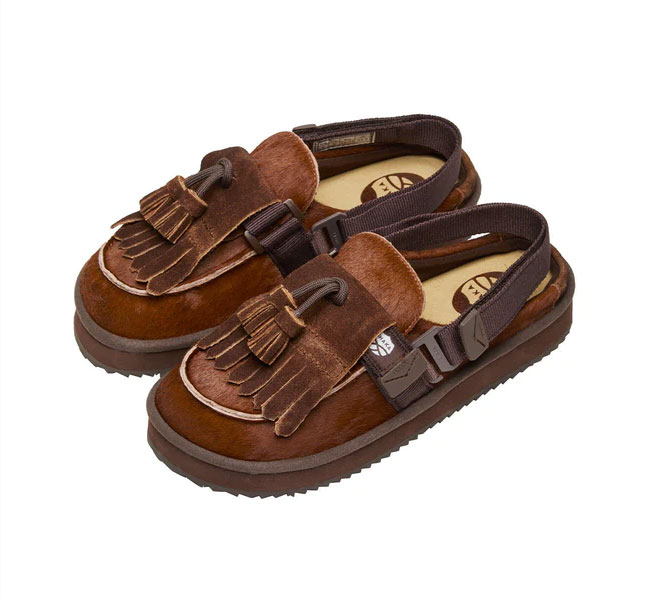 SHAKA シャカ SK-339 キルトタッセル付きミュールサンダル MOC