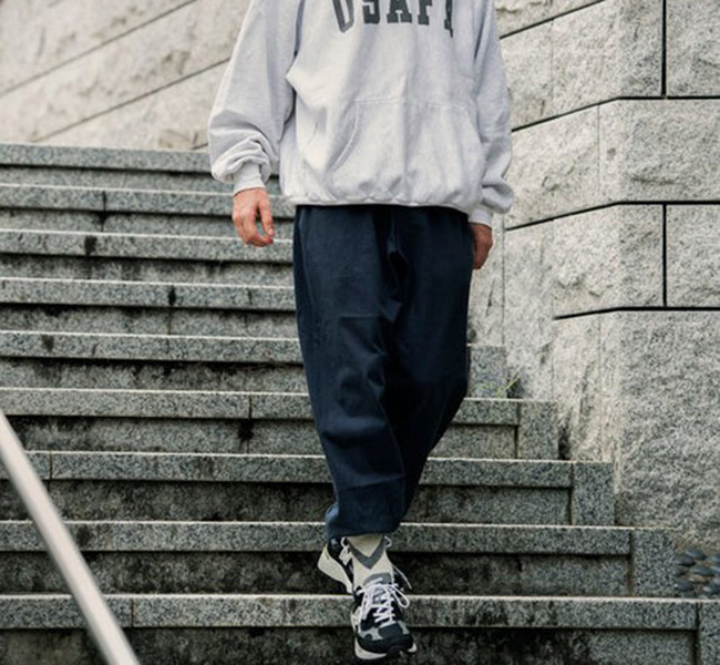 ROTOTO ロトトR1554 RAFFY SWEAT SOCKS ”ZIG ZAG” ラフィースウェット