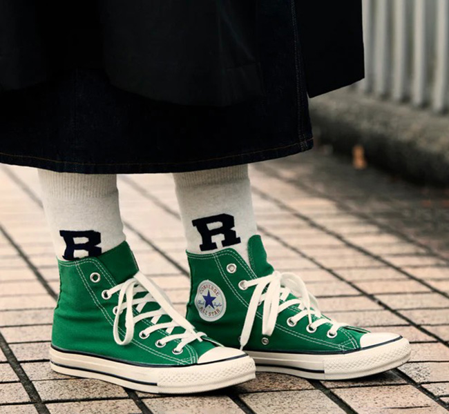 ROTOTO ロトト R1552 RAFFY SWEAT SOCKS ”R LOGO” ラフィー スウェットソックス Rロゴ