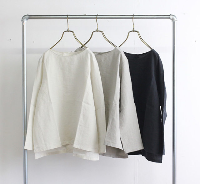 Evam Eva エヴァムエヴァ リネンプルオーバー Linen Pullover E213t010