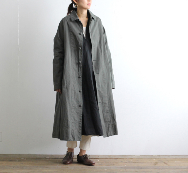 Veritecoeur ヴェリテクール Vc 1794 コンパクトコットンタイプライターコート