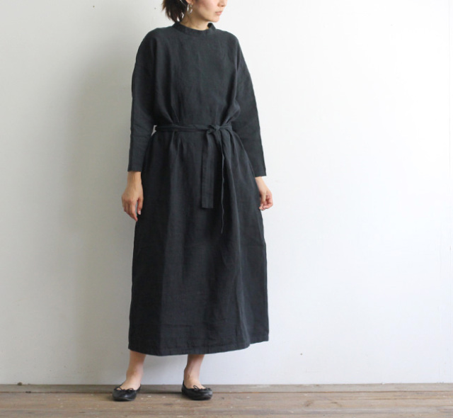 Evam Eva エヴァムエヴァ リネンワンピース Linen One Piece E213t012