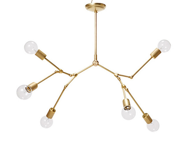 ACME FURNITURE アクメファニチャー SOLID BRASS LAMP 6ARM