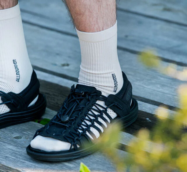 ROTOTO ロトトR1593 オールラウンダー テックメッシュ クルーソックス ALLROUNDER TECH-MESH "CREW"