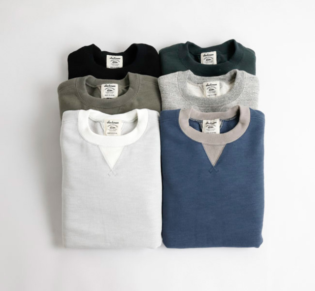 Jackman ジャックマン JM7680 GGスウェットクルーネック GG Sweat Crewneck