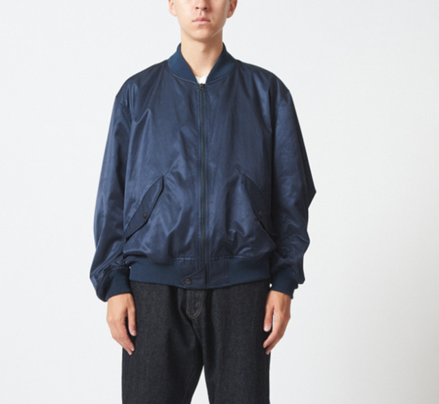 キャプテンサンシャイン KAPTAIN SUNSHINE USA コットンサテンフライトジャケット USA Cotton Satin Flight Jacket  KS25SJK13