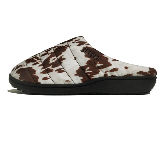 SUBU スブ ORIGINALS F-LINE COW BROWN 冬のサンダル