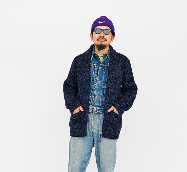 SALE50%OFF// TapWater タップウォーター Shetland Wool Cowichan Zip Cardigan TP233-80030