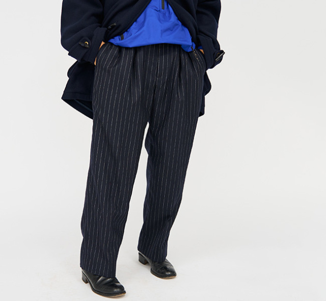 SALE50%OFF// TapWater タップウォーター Saxony Flannel Trousers TP233-40033